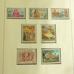 Collection timbres de France neufs 1960-1975 complet en album Lindner.