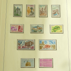 Collection timbres de France neufs 1960-1975 complet en album Lindner.