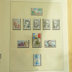 Collection timbres de France neufs 1960-1975 complet en album Lindner.