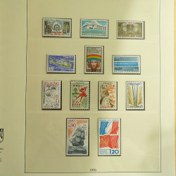 Collection timbres de France neufs 1960-1975 complet en album Lindner.