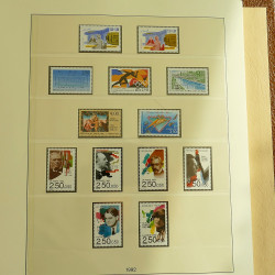 Collection timbres de France neufs 1986-1993 complet en album Lindner.