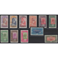 Cote française des Somalis timbres France libre N°193-203 série neuf**.