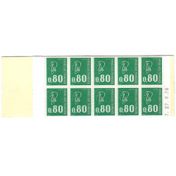 Carnet de 20 timbres Marianne de Béquet N°1893-C1a.