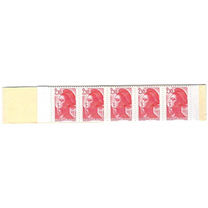 Carnet de 10 timbres Liberté de Delacroix N°2319-C1b.