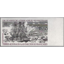 Terre Adélie timbre T.A.A.F. poste aérienne N°111 non dentelé neuf**.