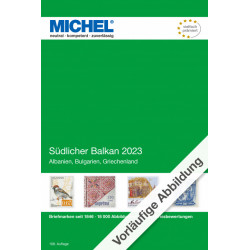 Catalogue de cotation Michel timbres des Balkans du Sud 2023.