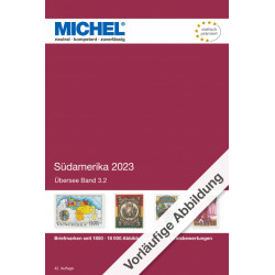 Catalogue de cotation Michel, timbres d'Amérique du Sud 2023.