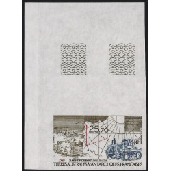 D 10 - base de départ des raids timbre T.A.A.F. poste aérienne N°127 non dentelé neuf**.