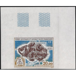 Iles Crozet timbre T.A.A.F. poste aérienne N°137 non dentelé neuf**.