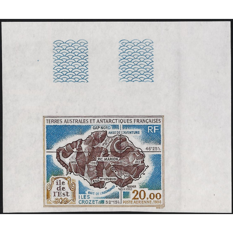 Iles Crozet timbre T.A.A.F. poste aérienne N°137 non dentelé neuf**.