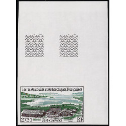 Port-Couvreux timbre T.A.A.F. poste aérienne N°140 non dentelé neuf**.