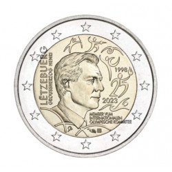 2 euros commémorative Luxembourg 2023 - Grand Duc Henri JO.