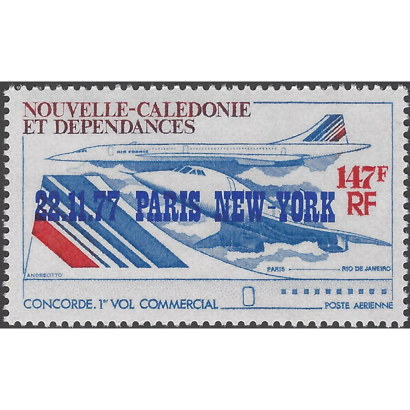Concorde timbre Nouvelle Calédonie poste aérienne N°181 neuf**.
