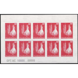 Le cagou carnet de 10 timbres Nouvelle Calédonie N°C1084A neuf.