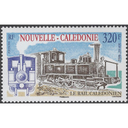 Locomotive à vapeur timbre Nouvelle Calédonie N°987 neuf**.