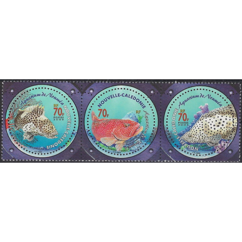 Les loches timbres Nouvelle Calédonie N°890-892 série neuf**.