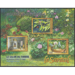 Nouvelle Calédonie bloc-feuillet de timbres N°33 Le santal neuf**.