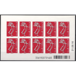 Le cagou carnet de 10 timbres Nouvelle Calédonie N°C1289 neuf.