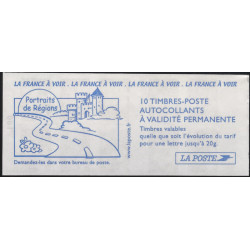 Carnet de 10 timbres Marianne de Luquet variété N°3419-C10a.