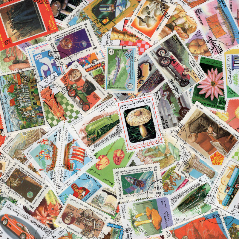 Afghanistan timbres de collection tous différents.