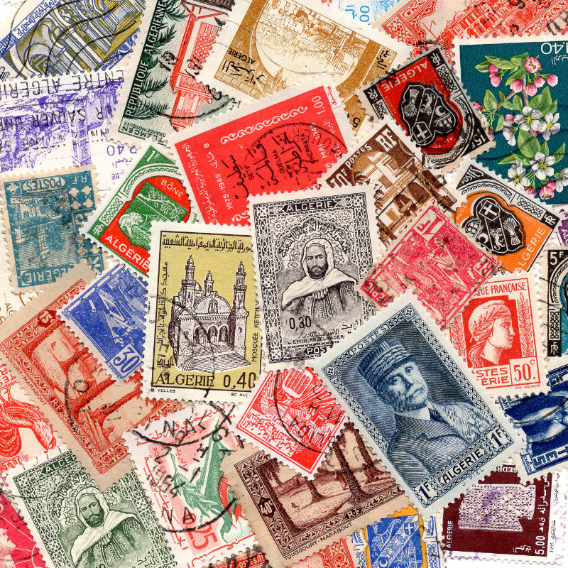 Algérie timbres de collection tous différents. - Philantologie