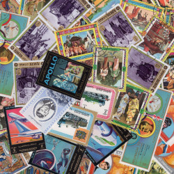 Ajman timbres de collection tous différents.