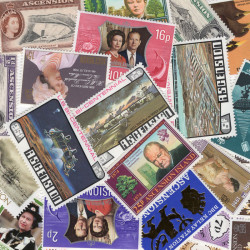 Ascension timbres de collection tous différents.