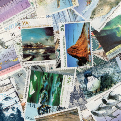 Australie Antarctique timbres de collection tous différents.