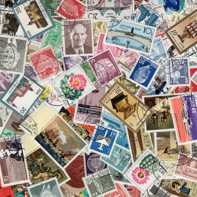 Allemagne timbres de collection tous différents.