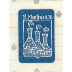 Saint-Marin timbre broderie blanche N°2517 neuf.