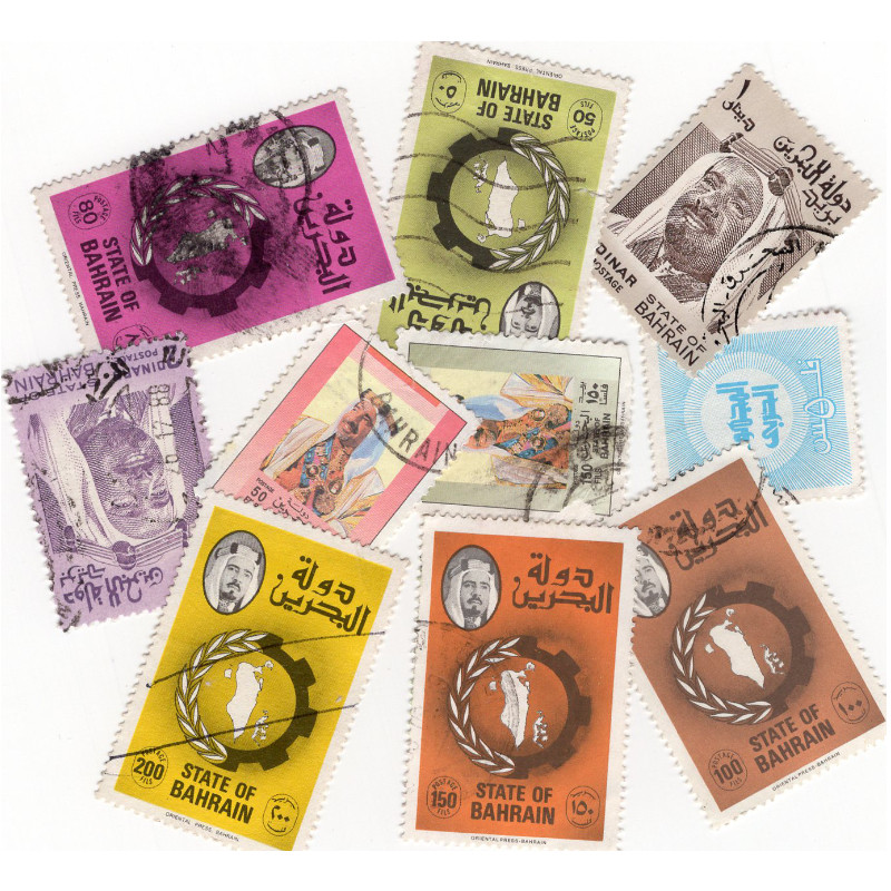 Bahreïn timbres de collection tous différents.
