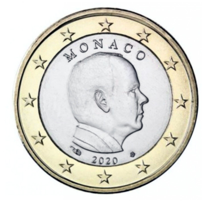 1 euro commémorative Monaco 2020 - Albert II.