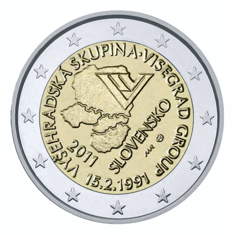 2 euros commémorative Slovaquie 2011 - Visegrád.