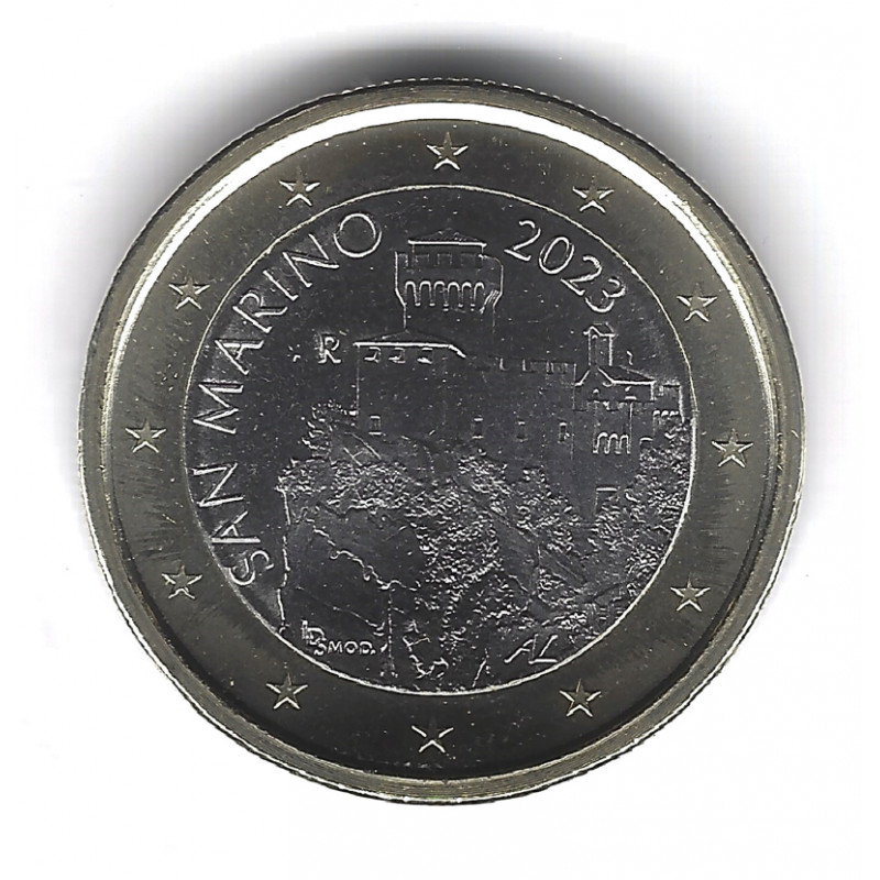 1 euro Saint Marin 2023 - La tour Cesta.