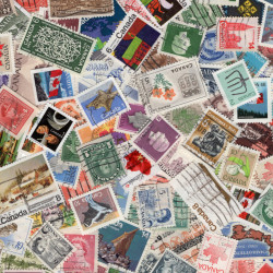 Canada timbres de collection tous différents.