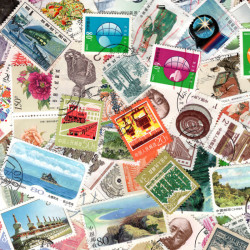 Chine timbres de collection tous différents.