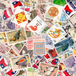 Chine - Formose timbres de collection tous différents.
