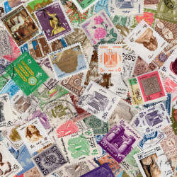 Égypte timbres de collection tous différents.