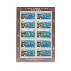 Feuillet 10 timbres poste aérienne Hydravion neuf**.