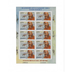 Feuillet 10 timbres poste aérienne Louis Blériot neuf**.