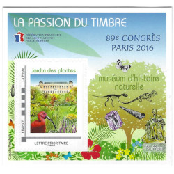 Feuillet souvenir de la FFAP N°11 Jardins des Plantes 2016.