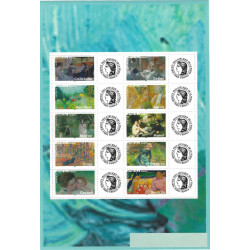 Feuillet de timbres personnalisés Les impressionnistes - Cérès F3866A.