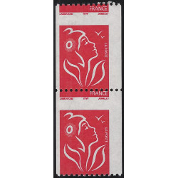 Marianne de Lamouche timbre N°3743g variété piquage à cheval neuf**.