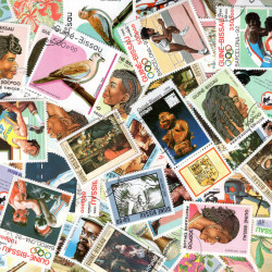 Guinée-Bissau timbres de collection tous différents.