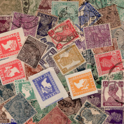 Indes Anglaises 50 timbres de collection tous différents.