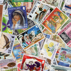 Îles Anglo-Normandes timbres de collection.