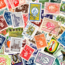 Iran timbres de collection tous différents.