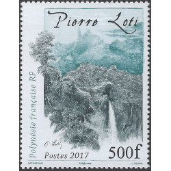 Pierre Loti timbre de Polynésie Française N°1174 neuf**.