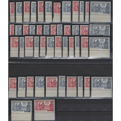 Exposition Int. de New York grande série de timbres colonies Françaises neufs**.