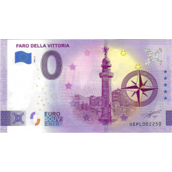 Billet Euro souvenir Le phare de la Victoire - Italie 2022.